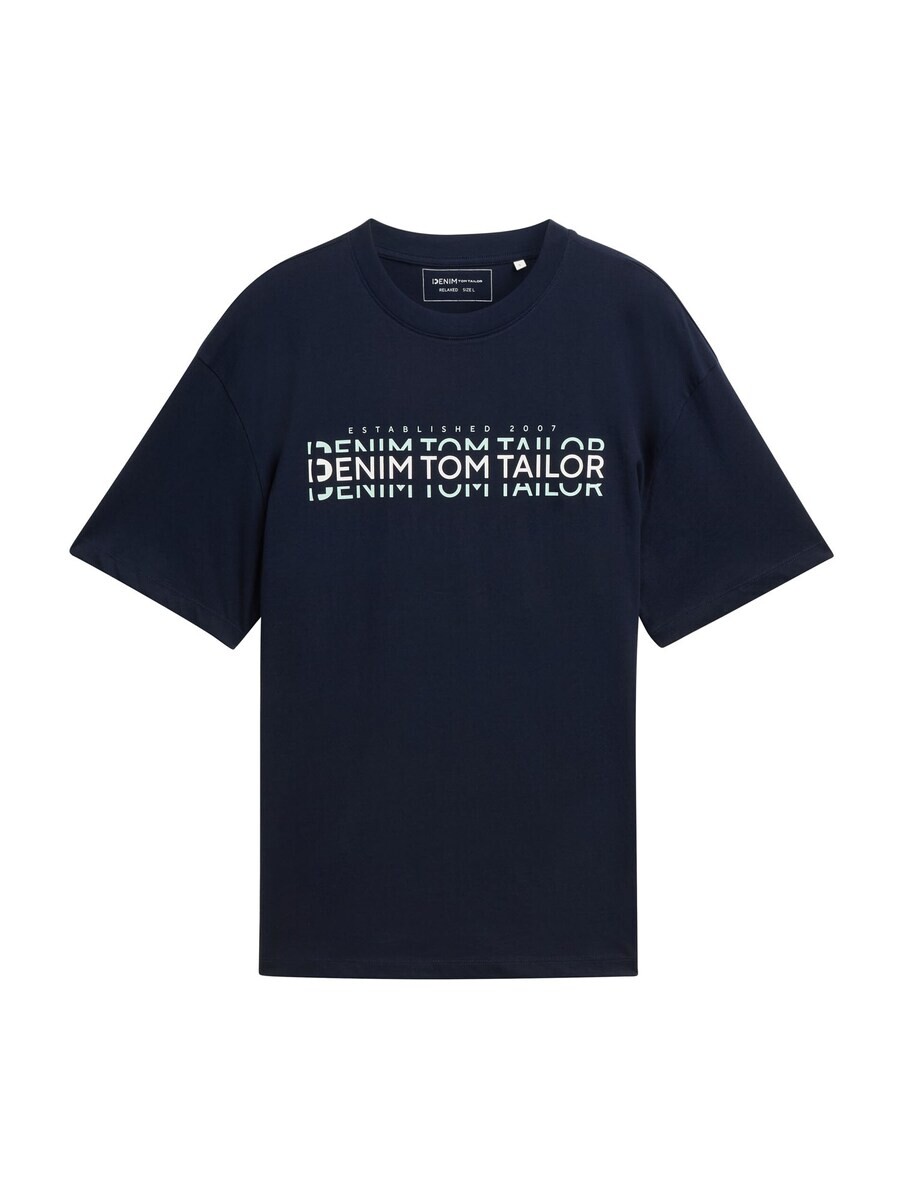 

Классическая футболка TOM TAILOR DENIM Shirt, темно-синий