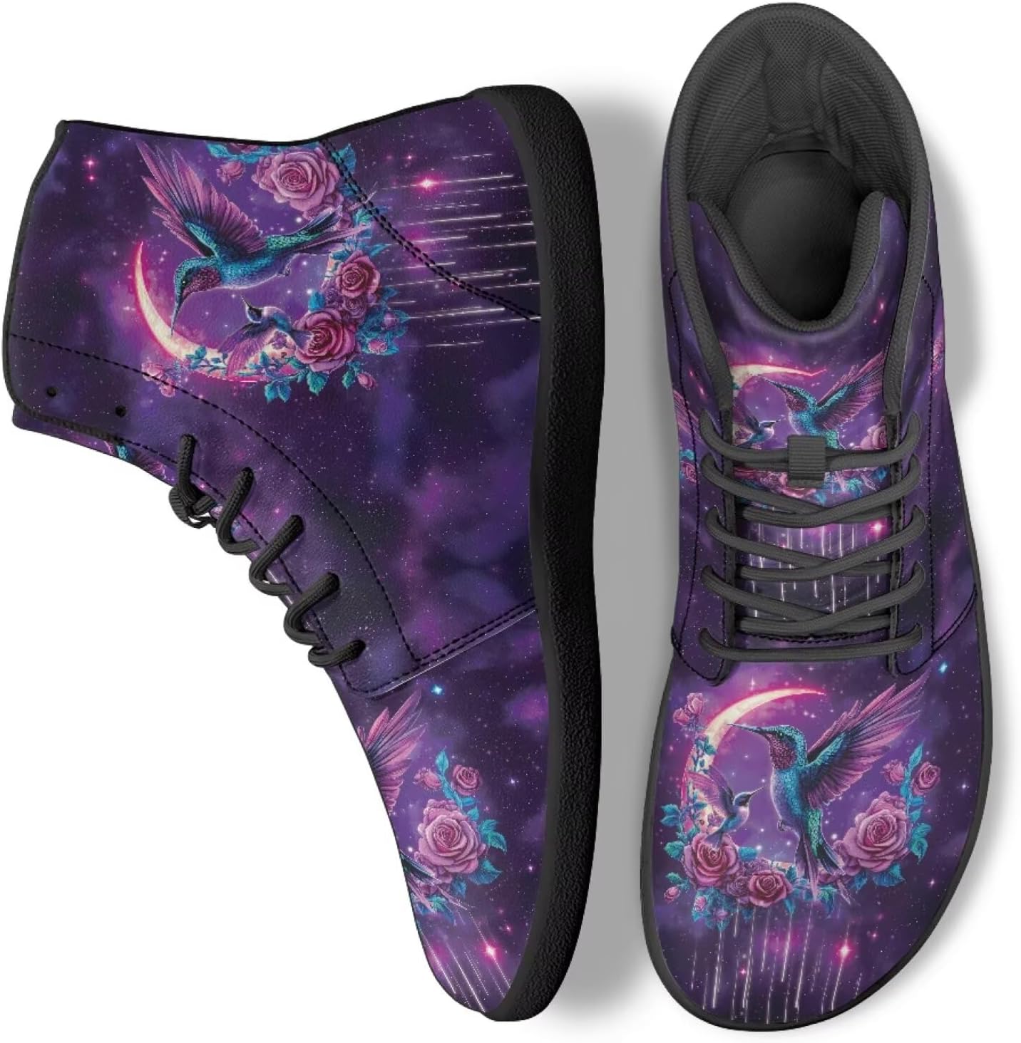 

Женские высокие кроссовки-бабочки для ходьбы, модные рабочие, офисные, спортивные, босоножки Ecaestolph, пурпурный