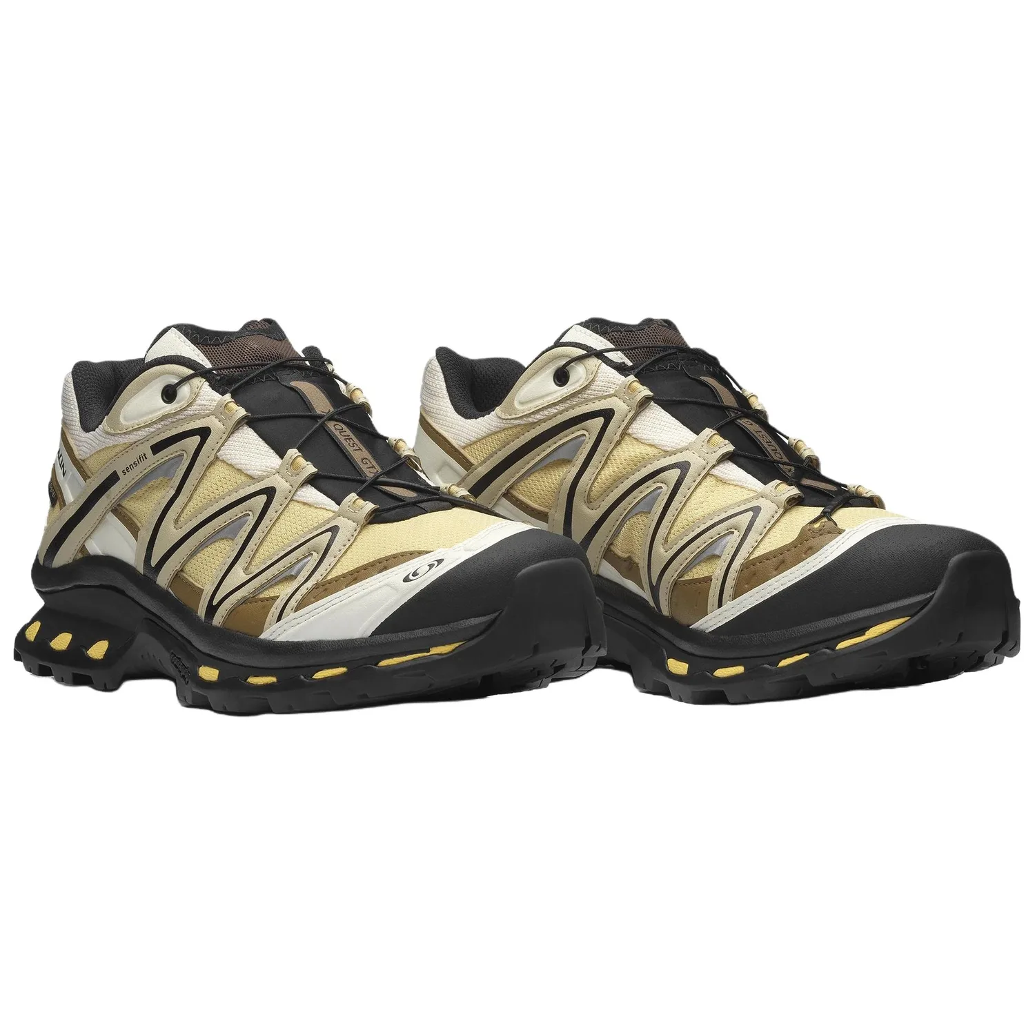 SALOMON XT Quest Waterproof And Breathable Outdoor Shoes Unisex Light Yellow White — фото 4
