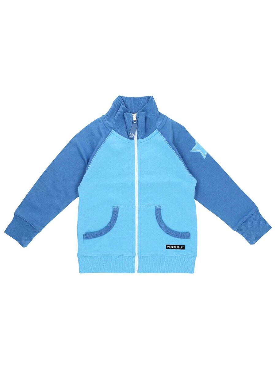 

Толстовка с капюшоном на молнии Villervalla, цвет Royal blue/Sky blue