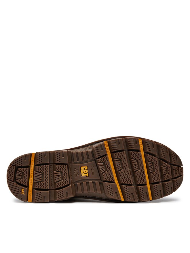 Ботильоны на шнуровке CAT Footwear Premier 8" WP TX P720148, коричневый — фото 4