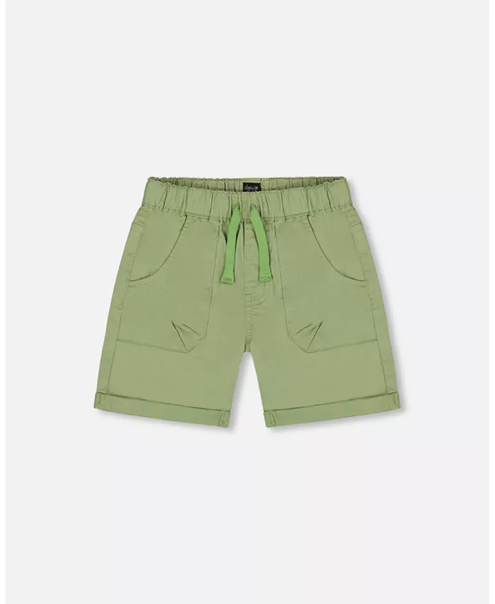 

Зеленые шорты Big Boys Stretch Twill Deux par Deux, зеленый