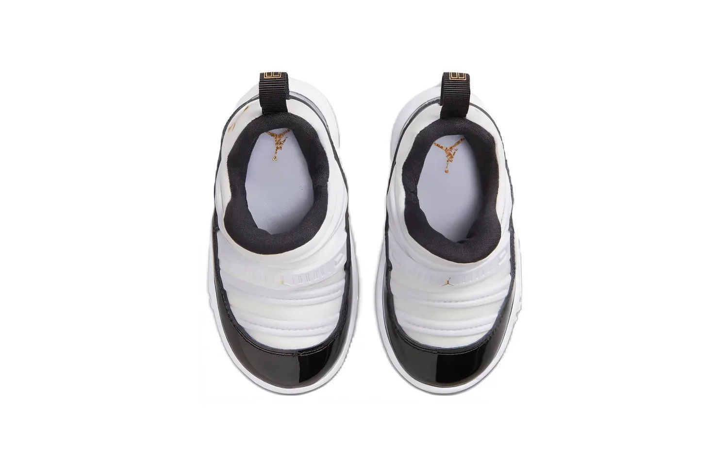Jordan Кроссовки Air 11 Retro Little Flex 'Gratitude' для малышей, бело-черные — фото 4
