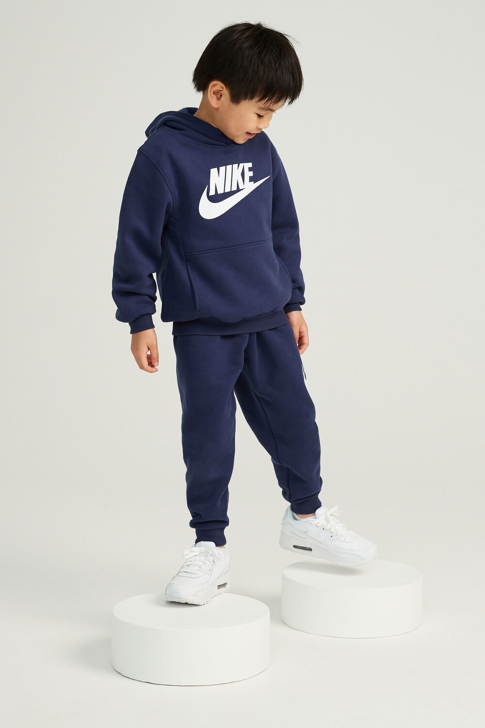 Флисовый спортивный костюм Club для малышей Nike, синий — фото 4