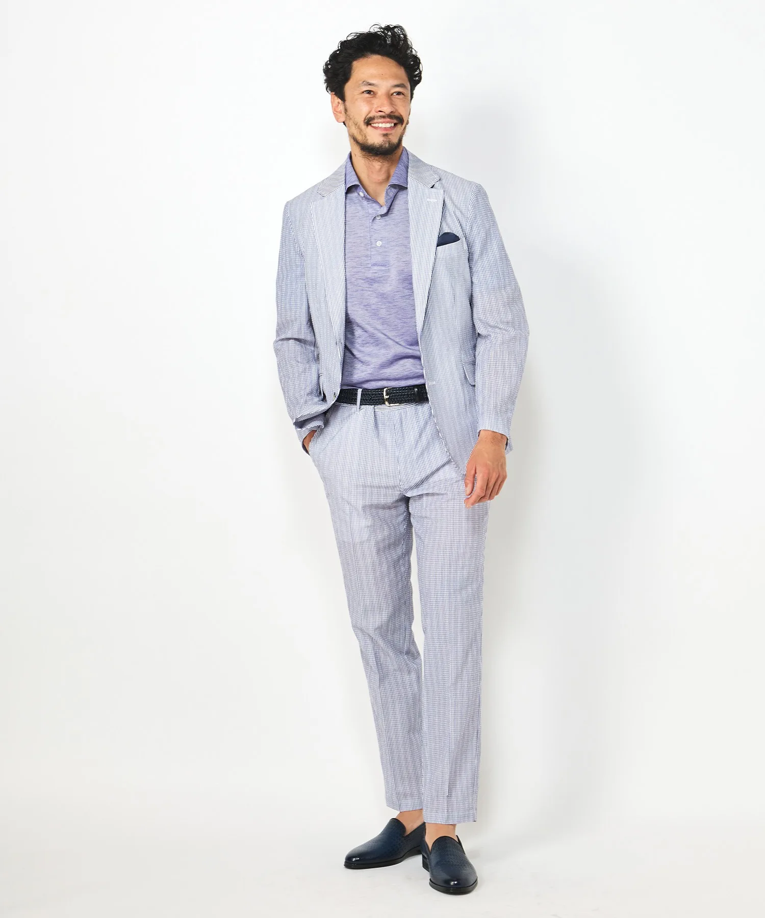Мужские слипоны из натуральной кожи с градиентом MEN'S BIGI camel — фото 2