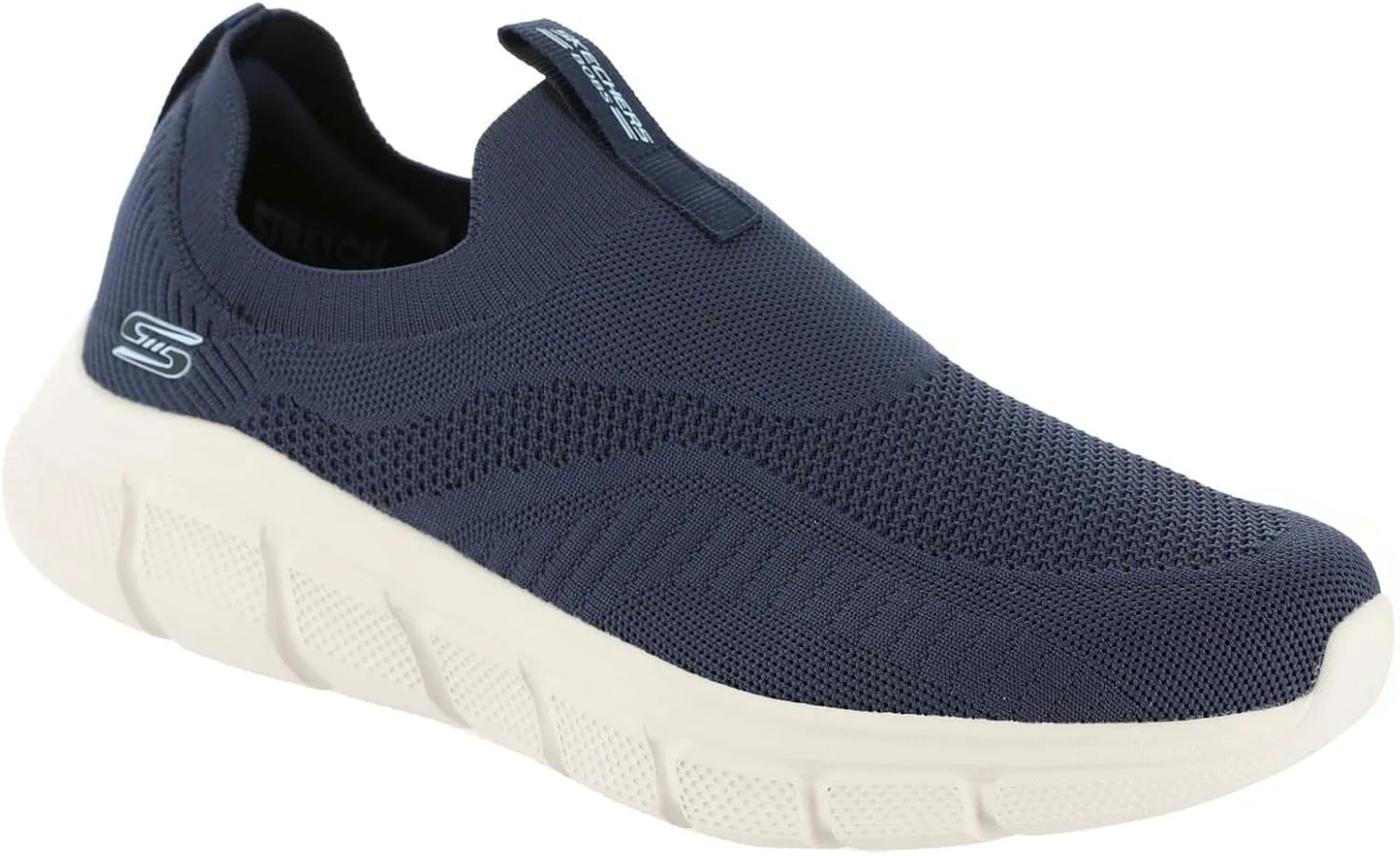 Skechers Mens Skechers Bobs B Flex - Frigid Edge, темно-синий — фото 3