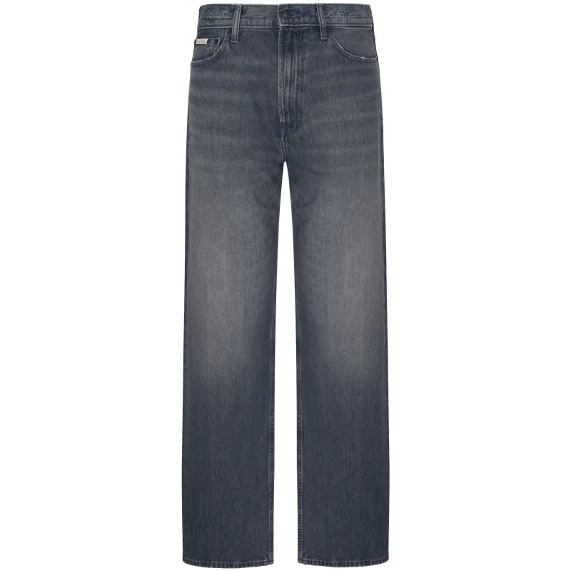 Calvin Klein Джинсы мужские SCO Denim черно-серые умеренно широкие