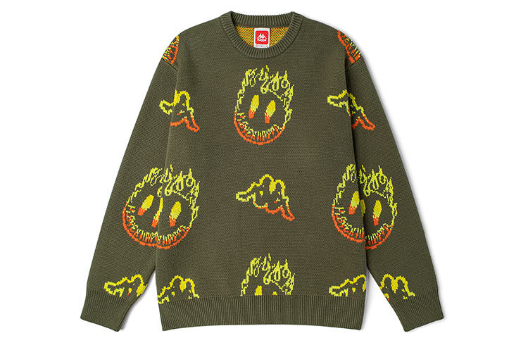 

Kappa Свитер Unisex Loose Fit Pea Army Green