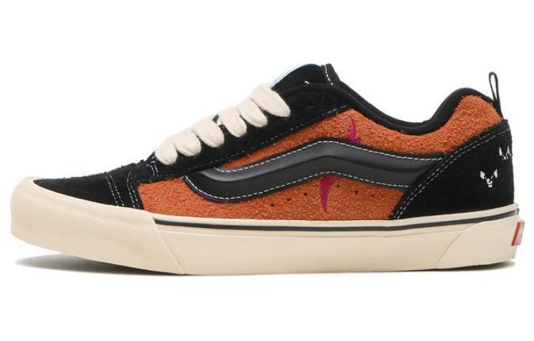 Обувь для скейтбординга Vans Knu Skool унисекс, Шрам Черный/Коричневый