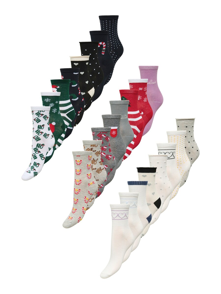 

Носки ONLY ONL24, темно-синий/серый/изумрудный/орхидейный/темно-красный/черный/белый