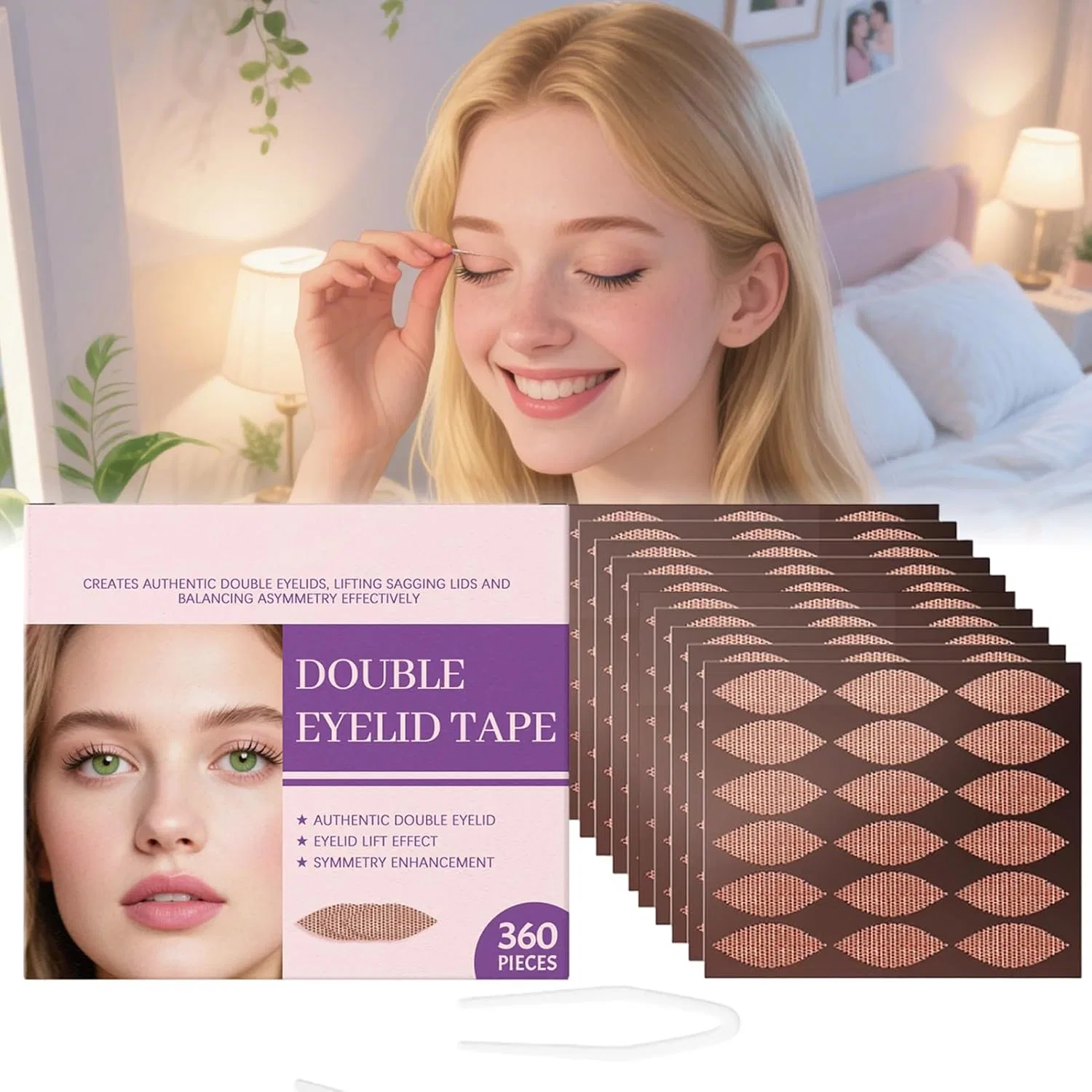 Лента для подтяжки век Eye Lift Tape 360 шт, бежевая — фото 2