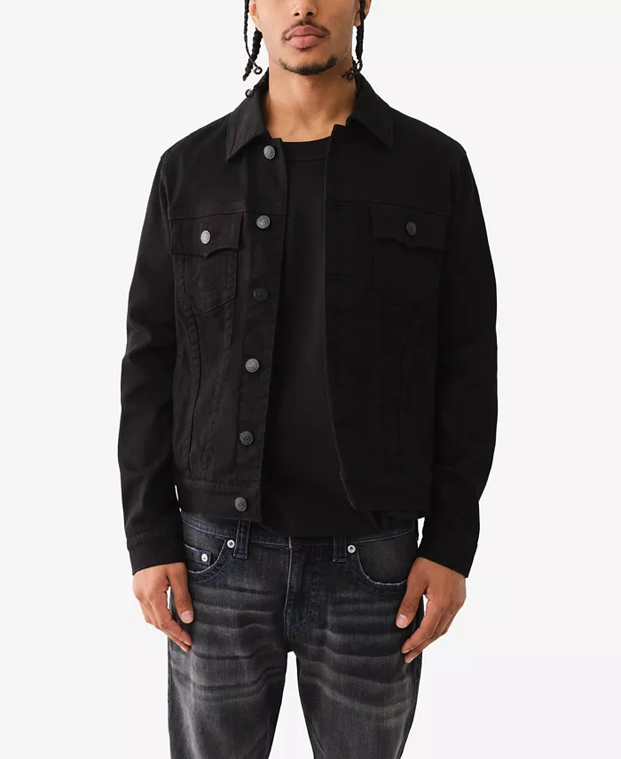 

Мужская куртка Trucker Jacket True Religion, черный