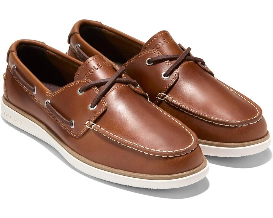 

Лоферы Cole Haan Grandpro Winward Boat Shoe, цвет British Tan/Madeira/Ivory