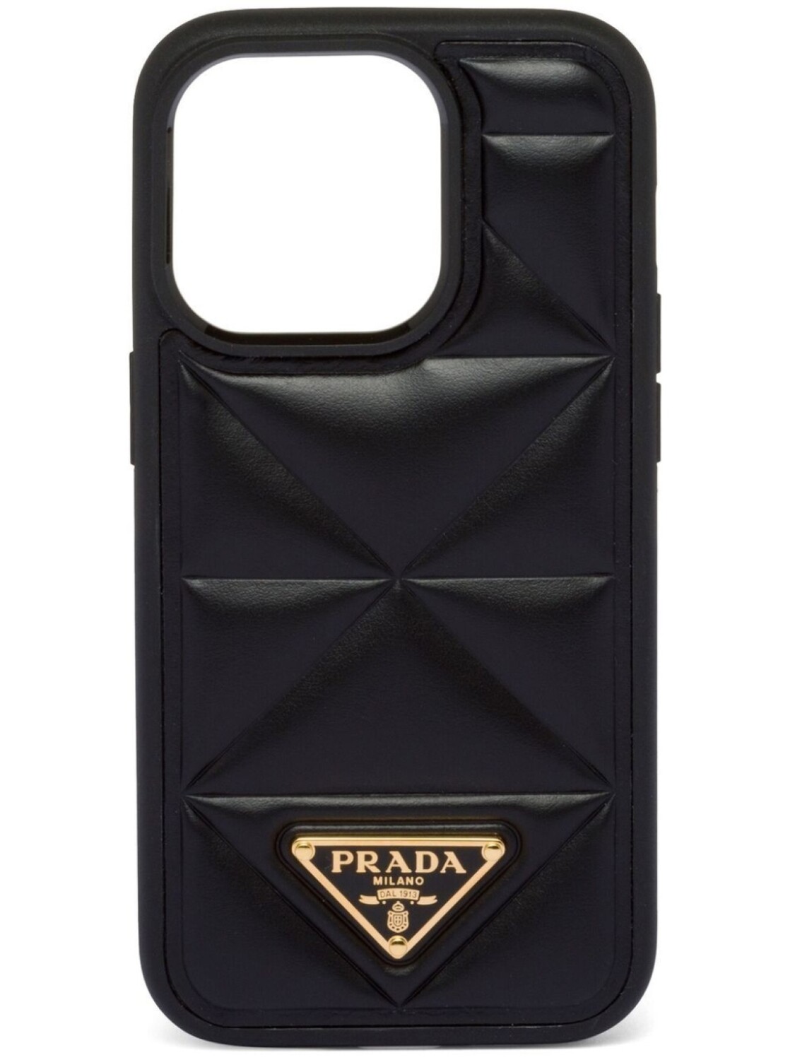 

Prada дутый чехол для iPhone 14 Pro, черный