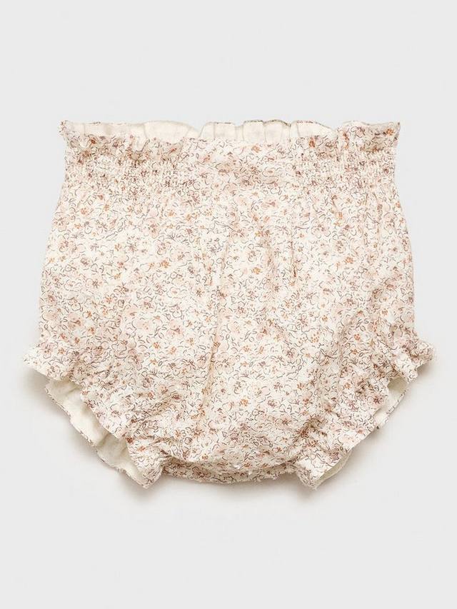 

Детские шорты Rosario Cotton с цветочным принтом Mango