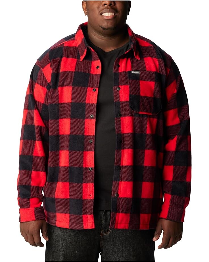

Куртка Columbia Big & Tall Steens Mountain Printed Shirt, красный