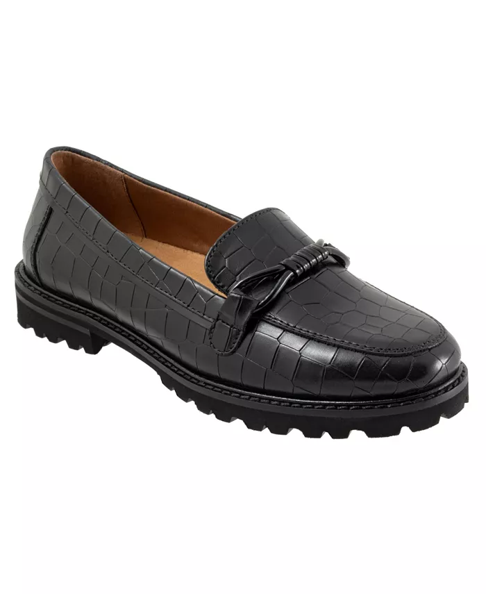 Флора Туфли на плоской подошве Trotters, черный