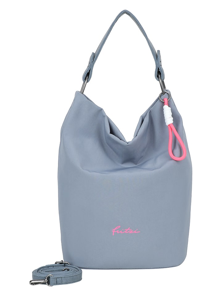 

Fritzi aus Preußen Сумка через плечо "Hobo Lea" сине-серого цвета - (Ш)27 x (В)37 x (Г)17 см