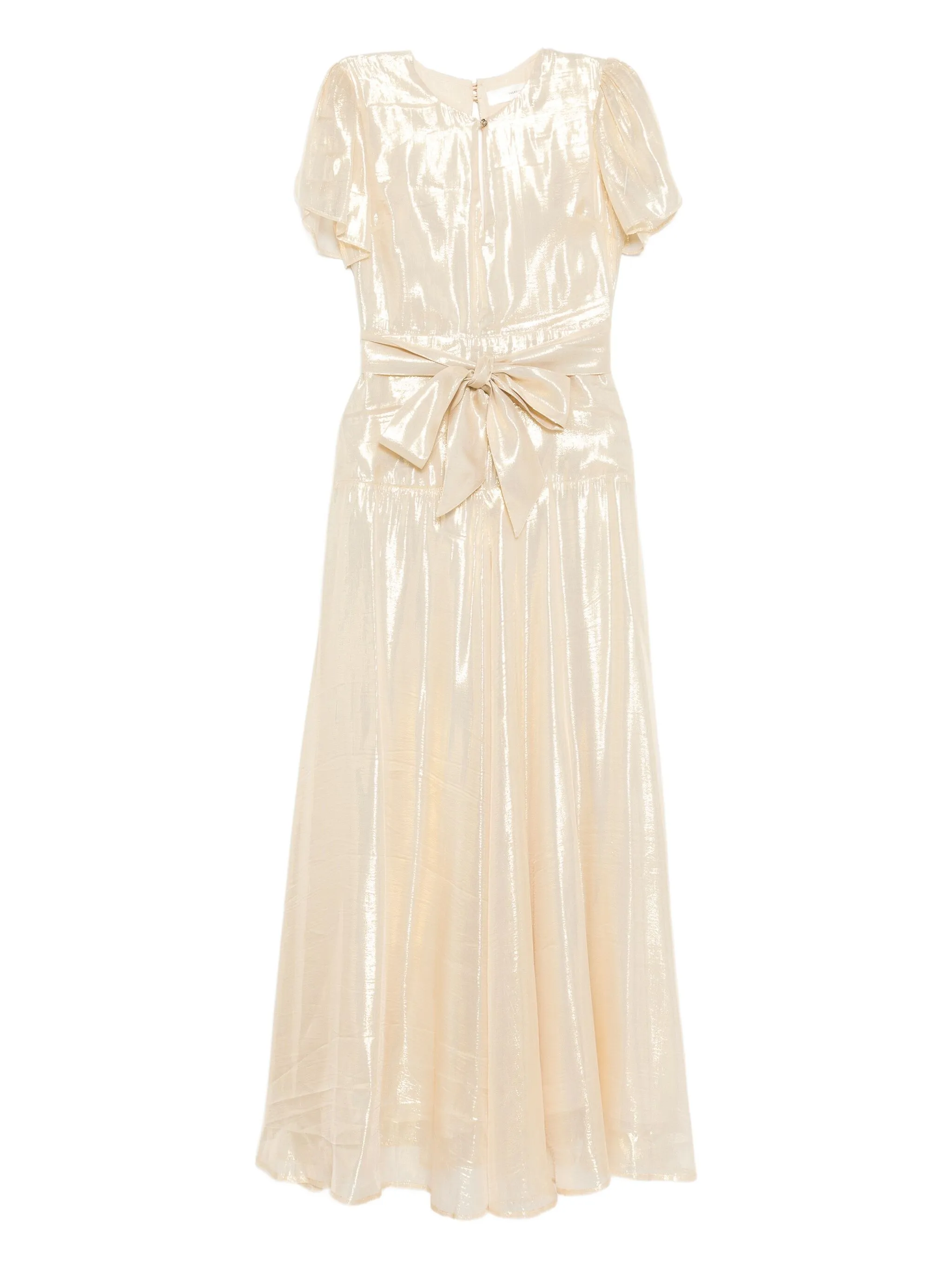 

Платье макси Isabella Luxe De Valentina, золотистый