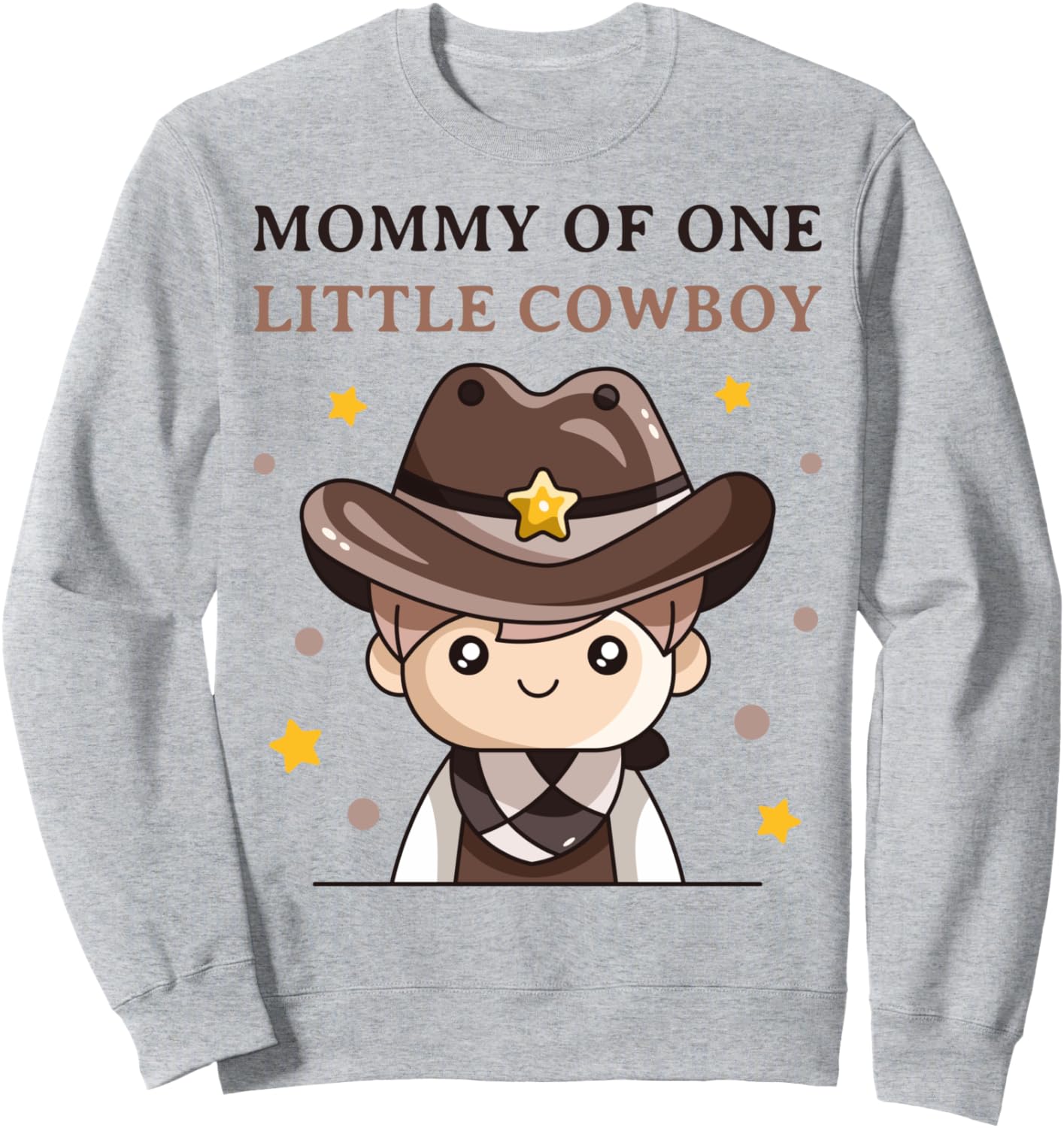 

Толстовка с костюмом ковбоя для первого дня рождения мамы одного малыша в стиле родео Family Look 1 Year Old Wild West Decorations Gifts, серый