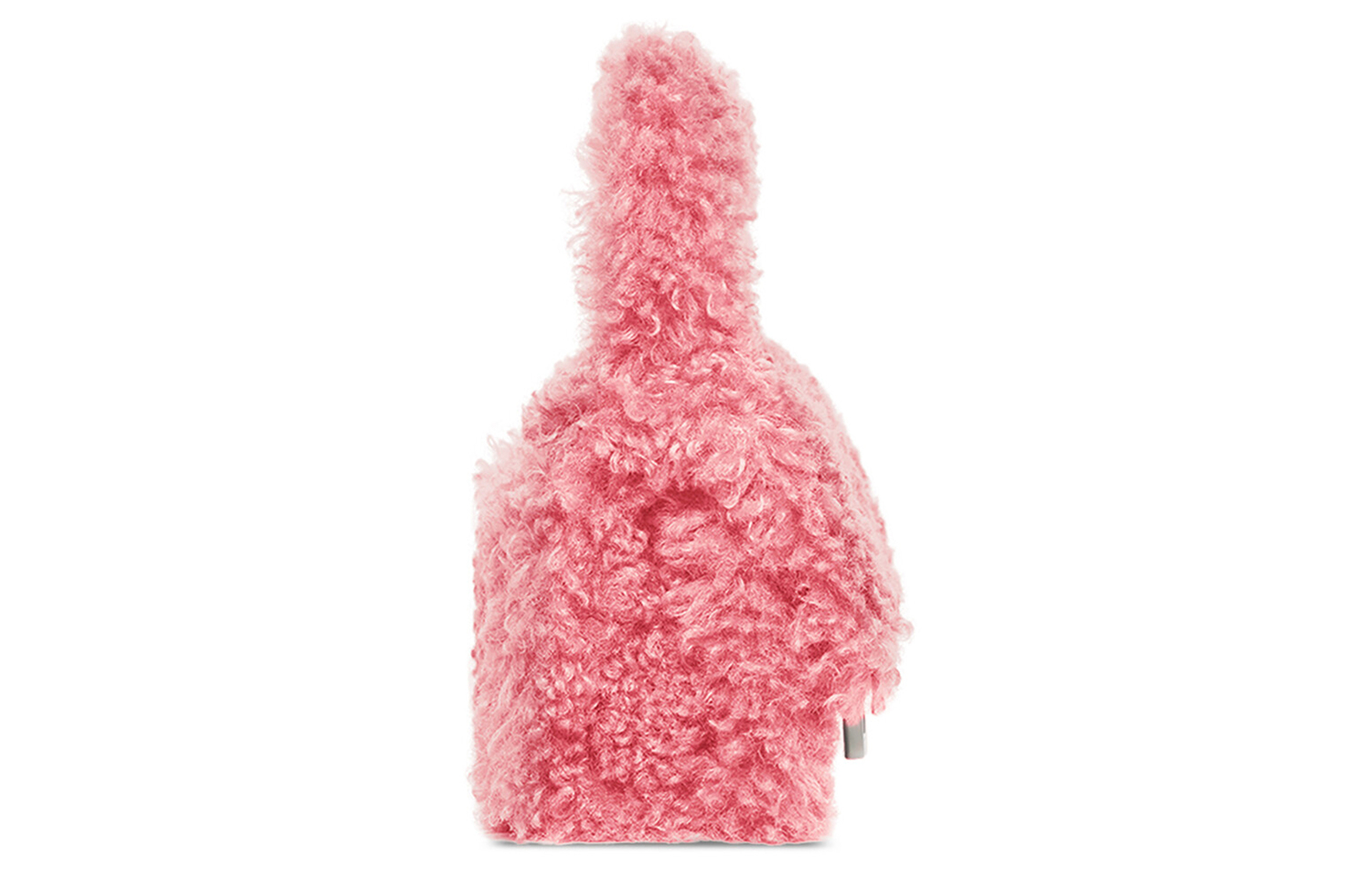Furryhourglass Овчинная Кроссбоди Мини Сумка Через Плечо Женская Розовая Balenciaga — фото 2
