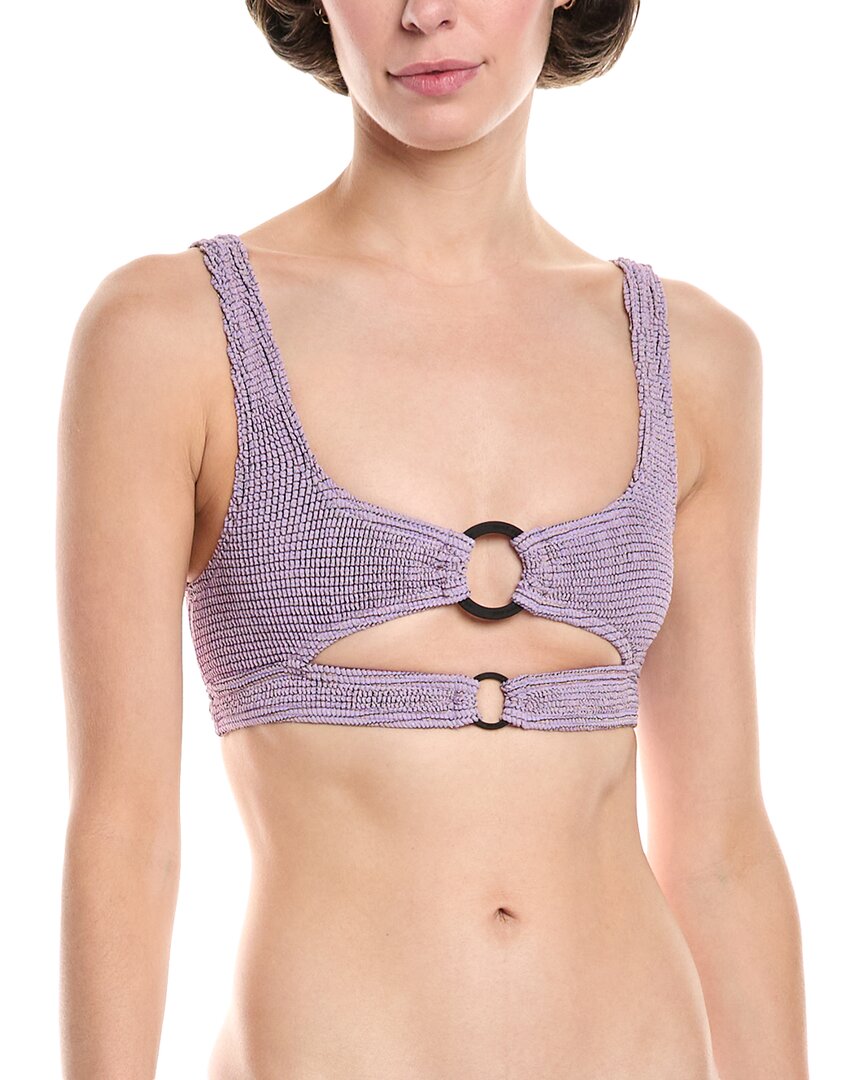 

Бикини топ Sasha Crop Bond-eye swim, фиолетовый