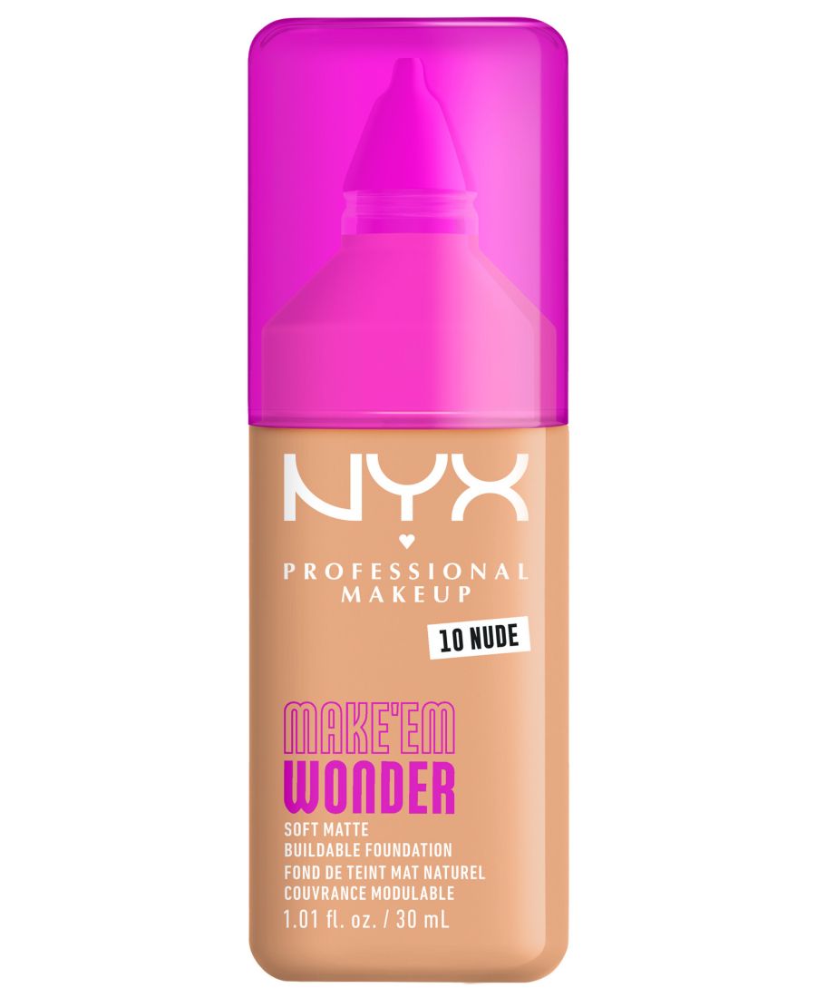 

Тональный крем Wonder Foundation, 0,84 унции NYX Professional Makeup, цвет nude