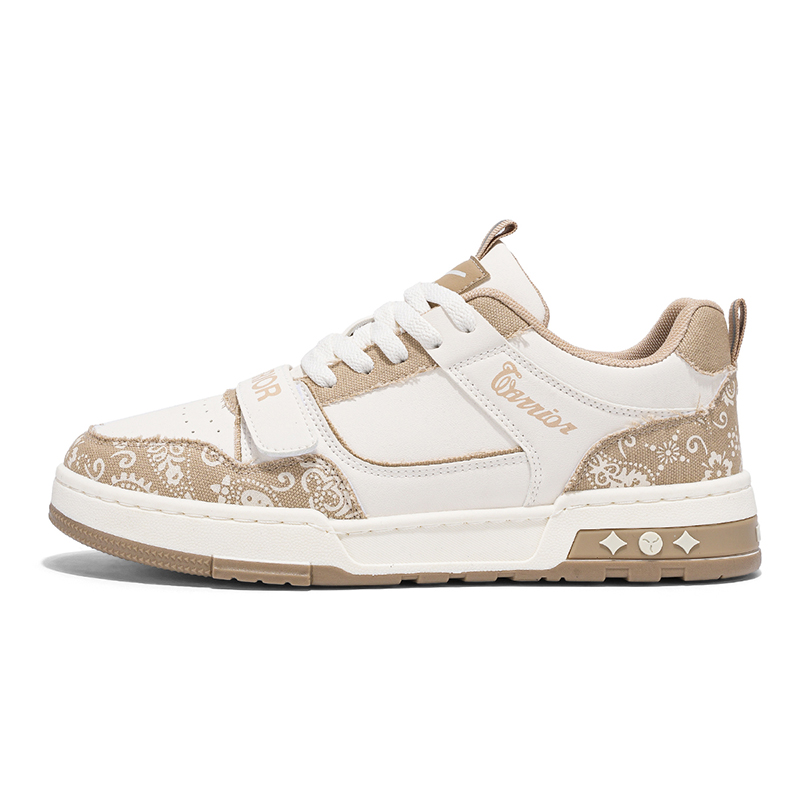 

WARRIOR Антискользящие износостойкие низкие скейтерские кроссовки мужские - хаки, цвет Khaki