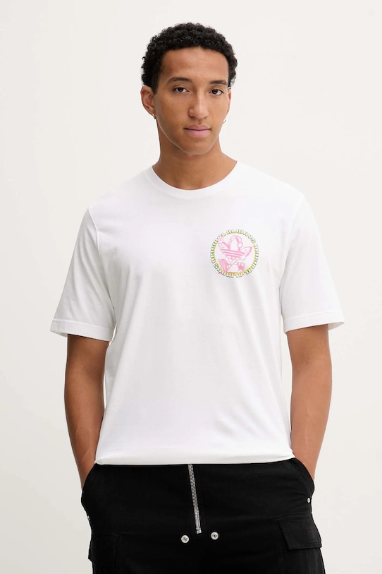 

Футболка Trefoil Series Loose Tee из хлопка Adidas Originals, белый