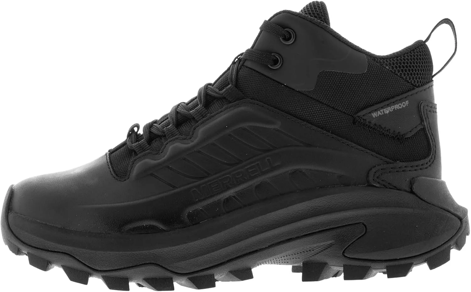Мужские ботинки Merrell Moab Speed 2 Mid Tactical с широкой колодкой, черный — фото 2