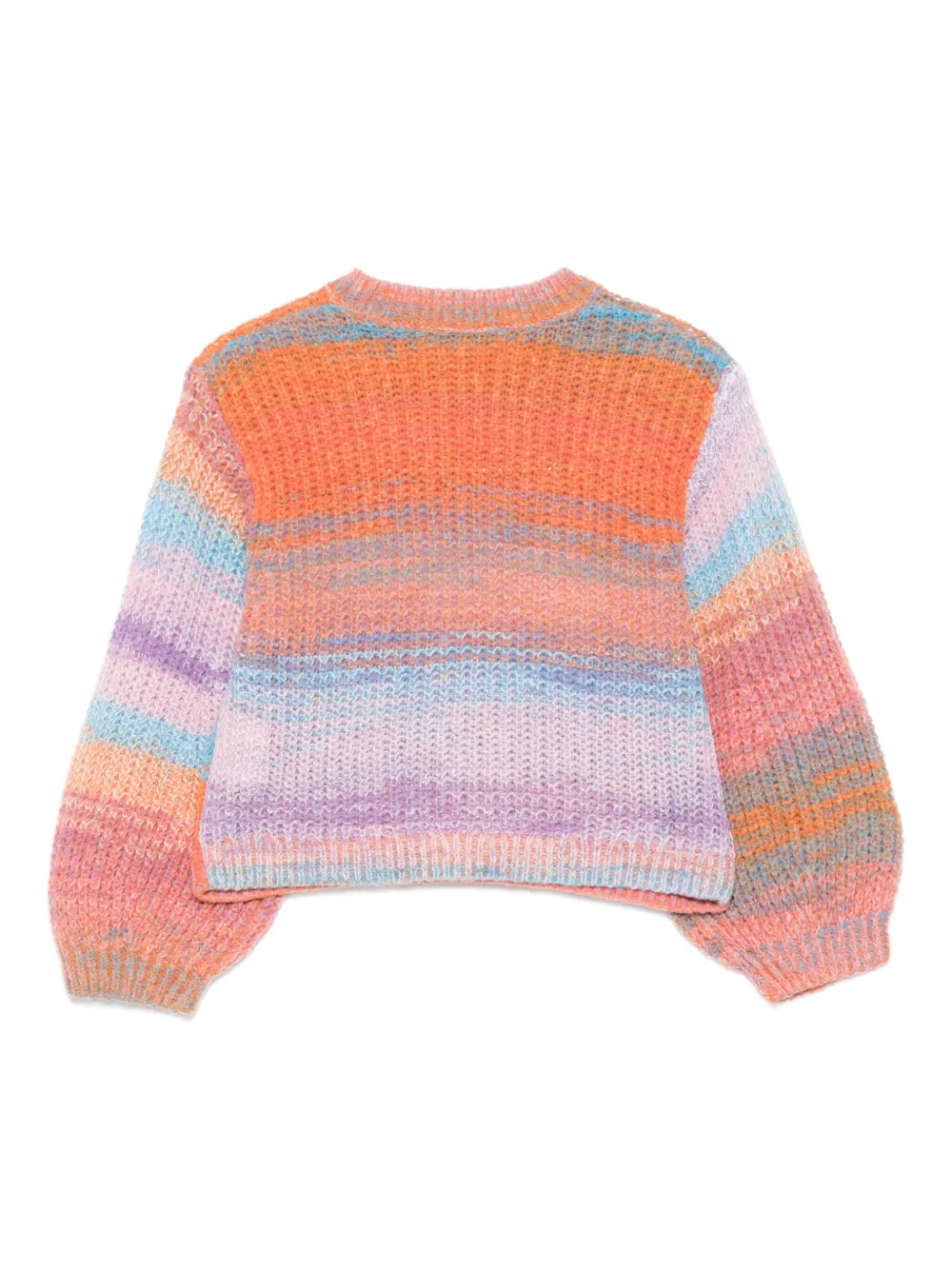 Свитер с рукавами-фонариками Stella McCartney Kids, оранжевый — фото 2