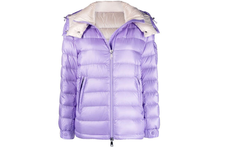 

Пуховик женский фиолетовый Moncler
