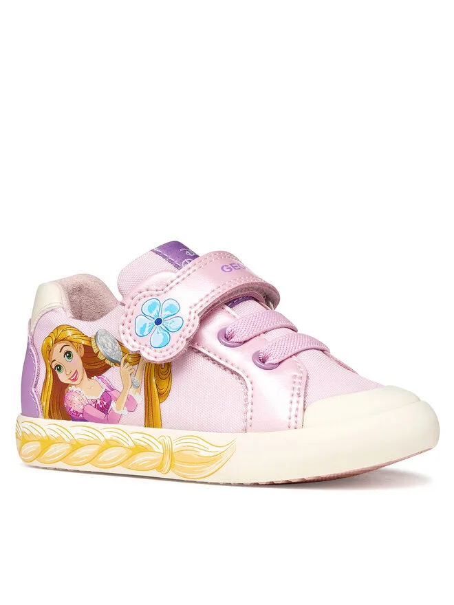 Geox Тканевые кроссовки B Gisli Girl B651MA 011AJ C8058 M розовые — фото 2