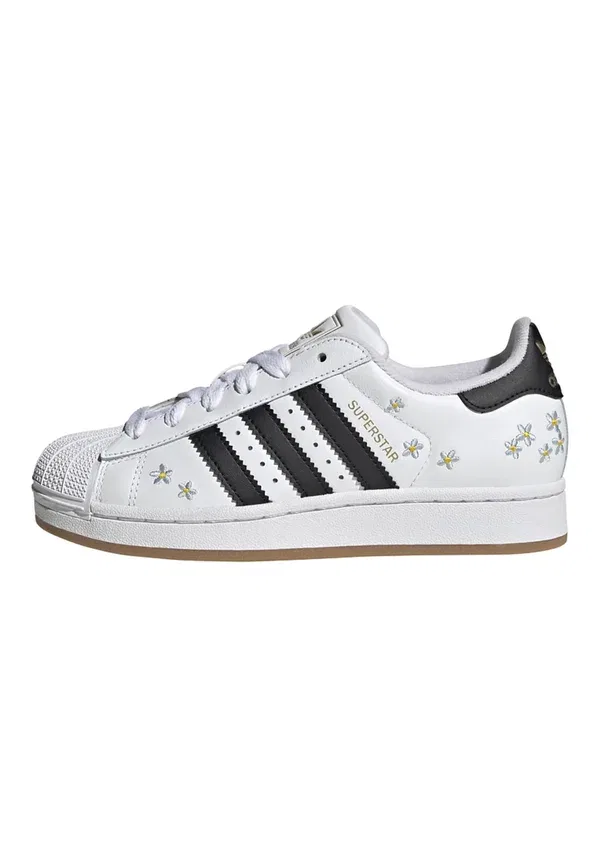 Кроссовки Adidas Originals Superstar II, облачно-белый, основной черный, жевательная резинка