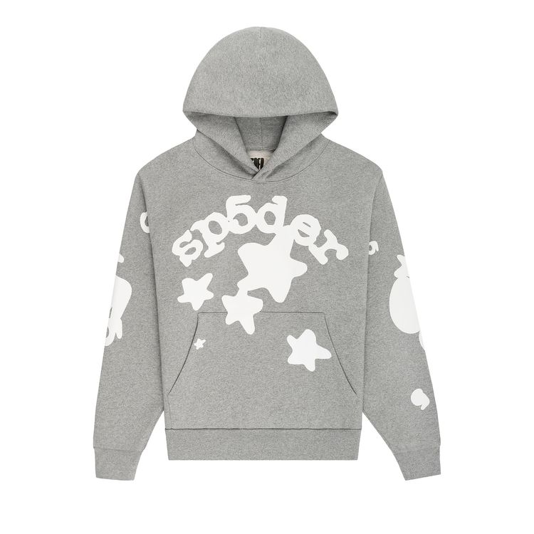 

Худи Sp5der Beluga Hoodie 'Dark Heather Grey', серый