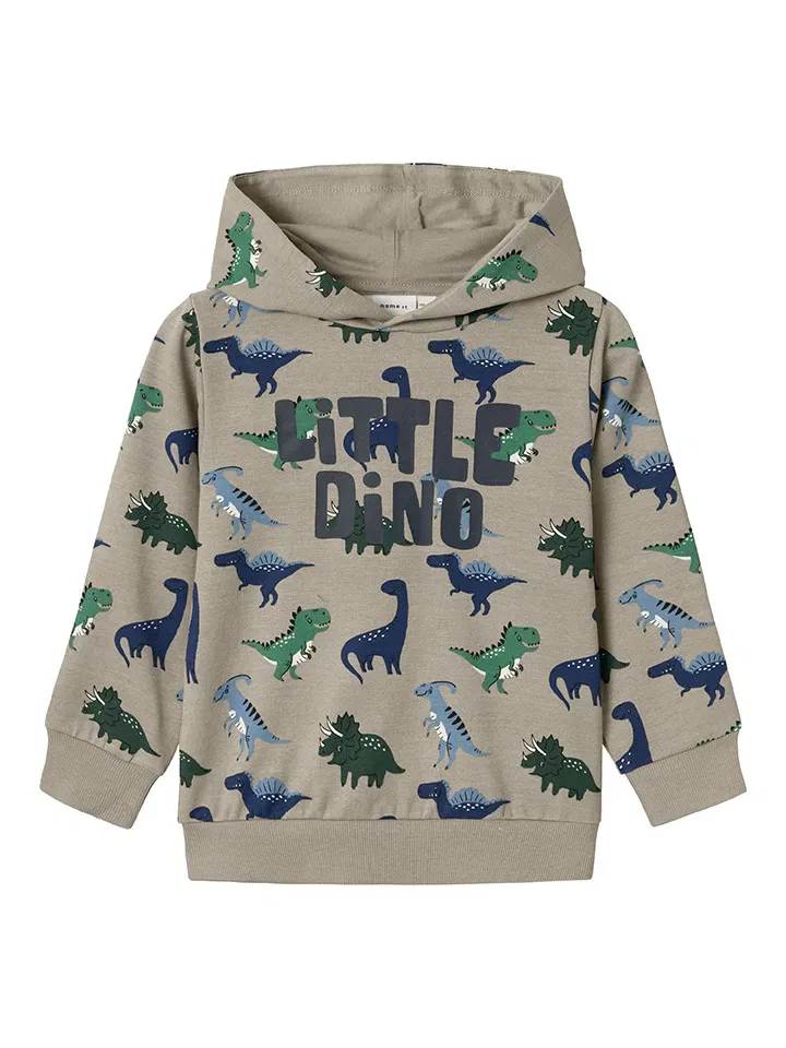 Капуzenpullover из хлопка Name it, светло-коричневый