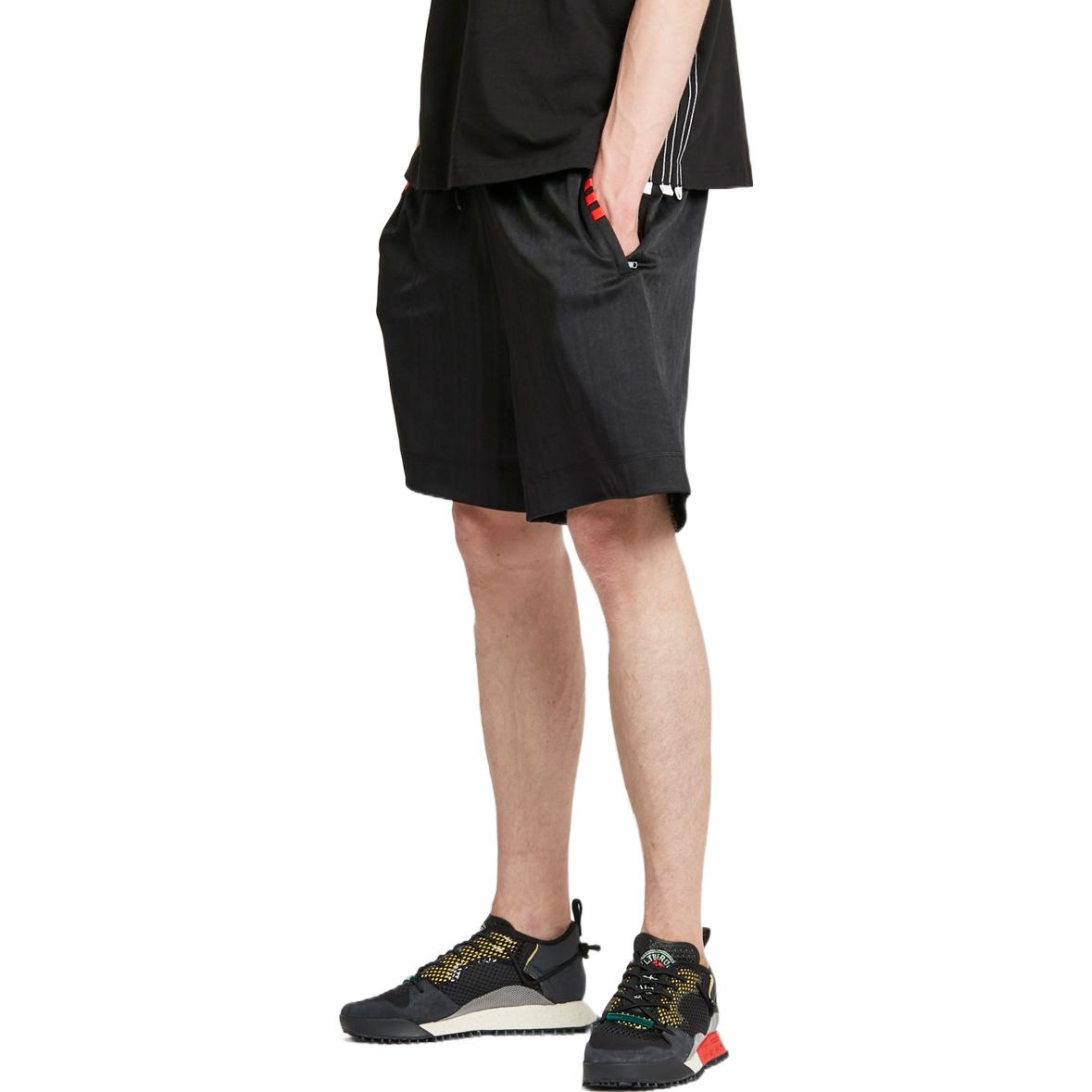 Шорты Men's adidas originals x Alexander Wang Crossover Solid Color Lacing Athleisure Casual Sports Shorts Black DM9683 — фото 4