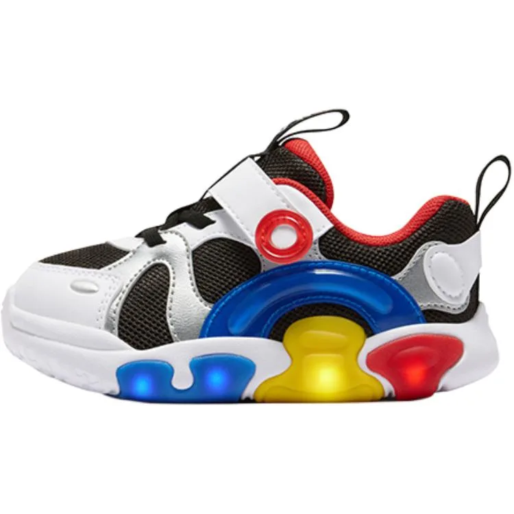 Jigsaw/Puzzle светящиеся кроссовки Support Low top для малышей FILA KIDS, Black/Coral Powder-BC — фото 3