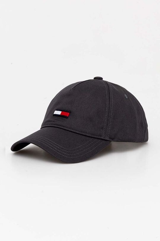 

Хлопковая бейсболка Tommy Jeans, серый