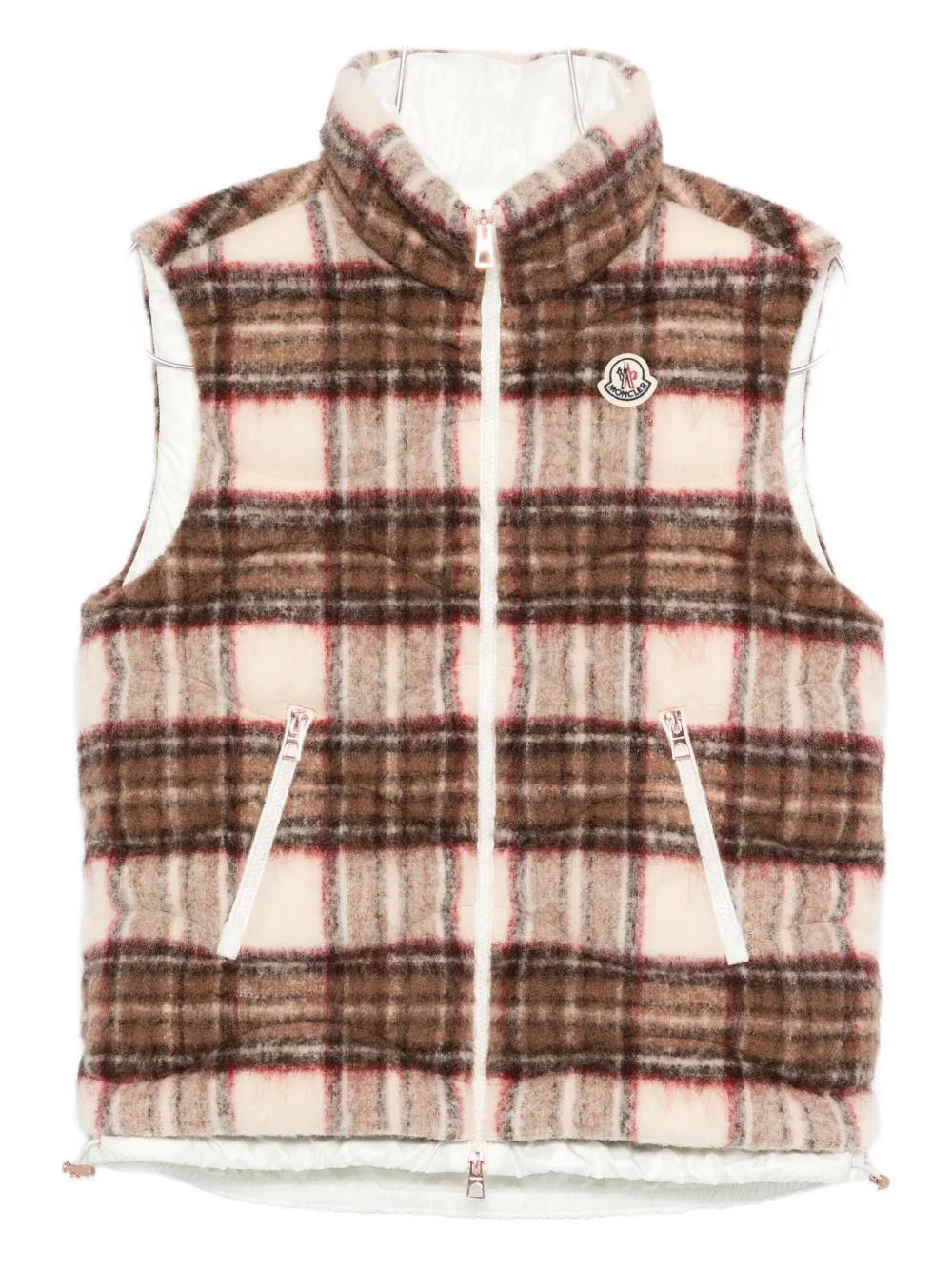 

Стёганый жилет Moncler, коричневый