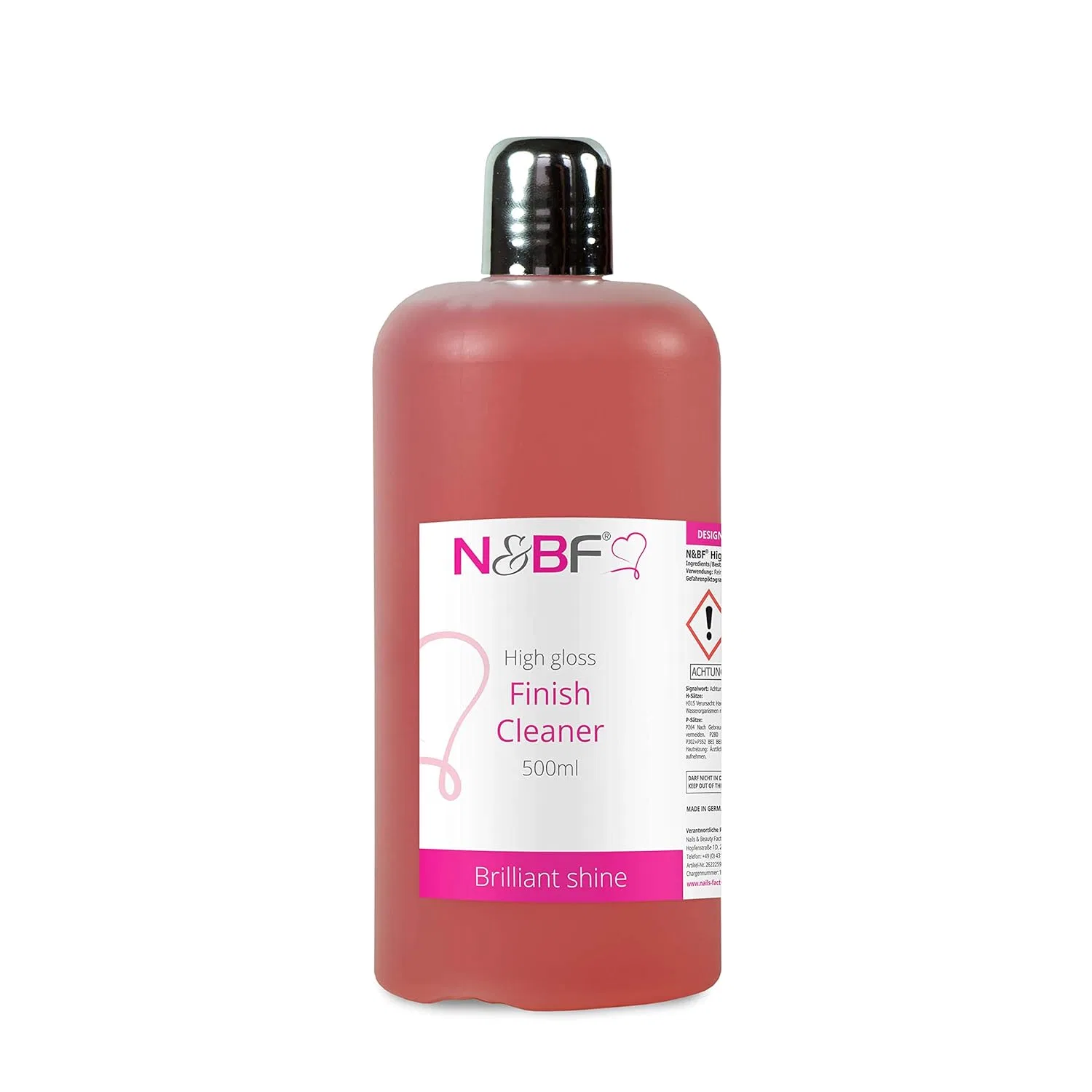 Набор для очистки ногтей N&BF High Gloss Finish (вишня) N&Bf — фото 2