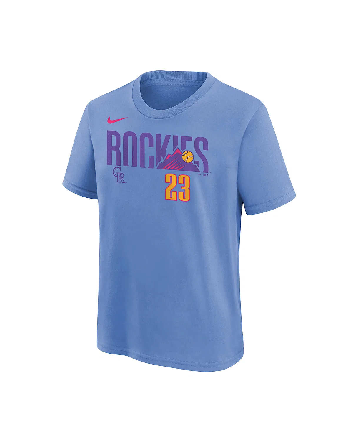 Детская футболка Nike MLB Colorado Rockies Kris Bryant City Connect, Blue