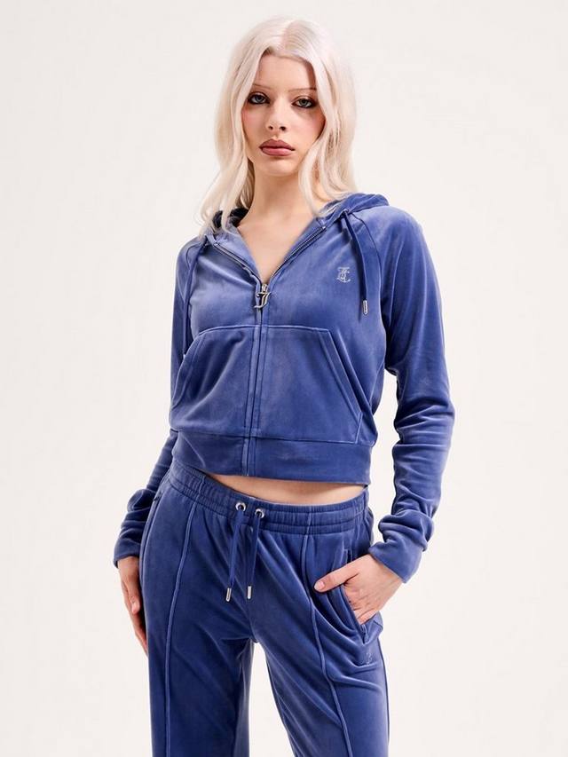 

Толстовка Madison из велюра Juicy Couture, Grey/Blue