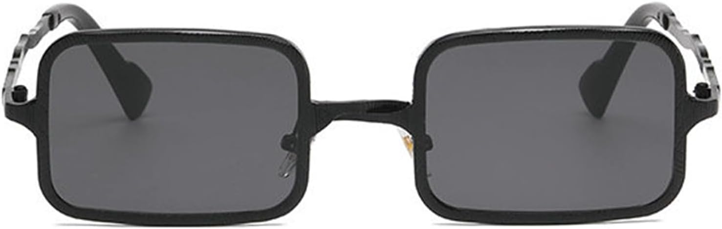 

Солнцезащитные очки Willochra в модной квадратной металлической оправе для женщин и мужчин, в стиле ретро 90-х, прямоугольные, роскошные классические, с защитой от УФ-излучения UV400, C1