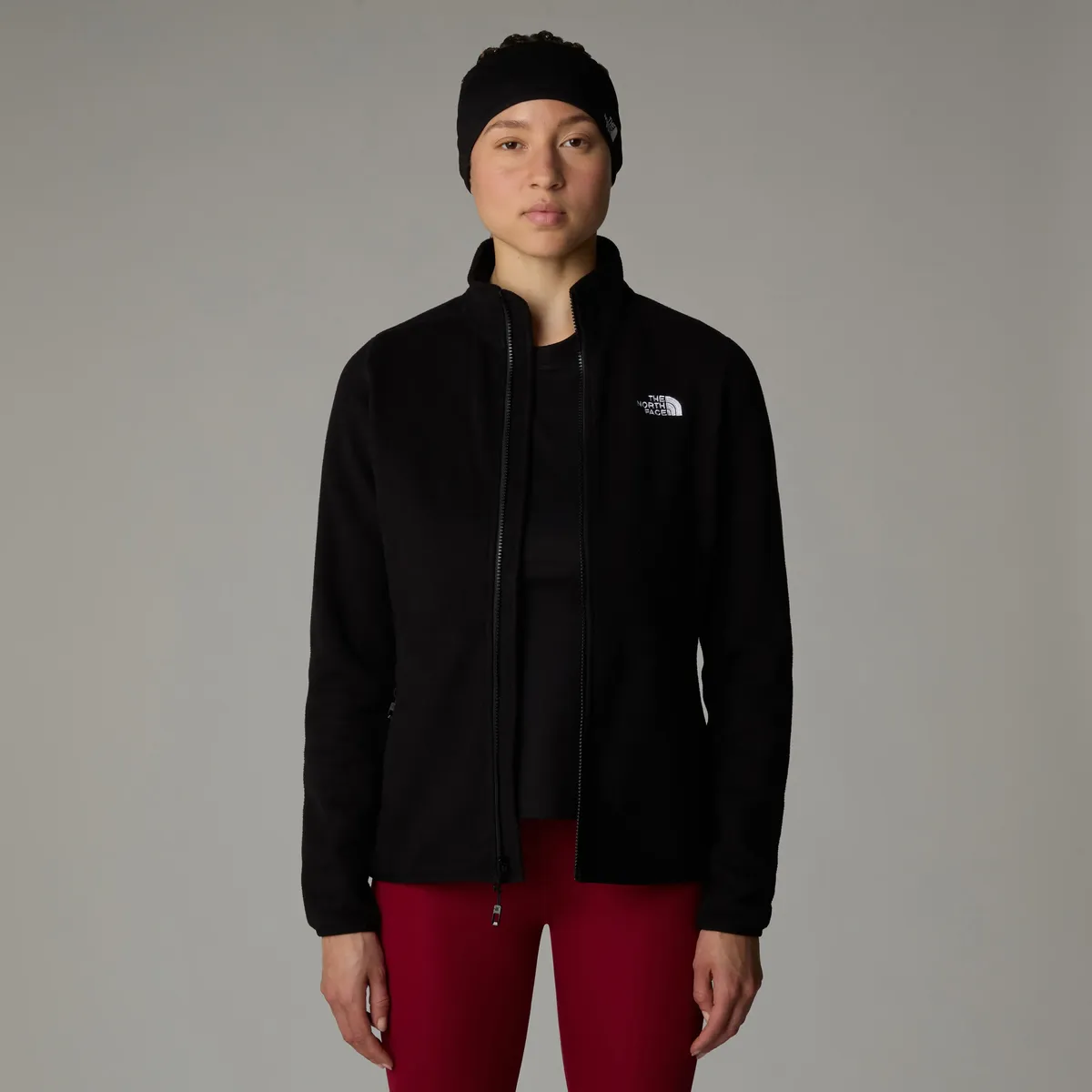 

Флисовая куртка The North Face "W 100 GLACIER FZ - EU" (1 шт.), черный