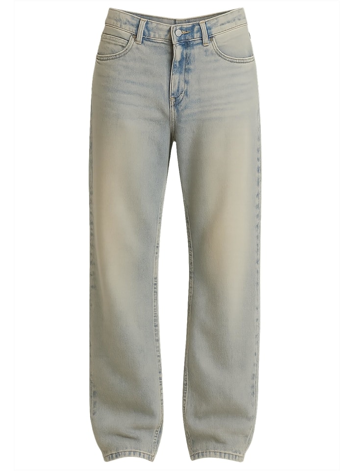 

Джинсы Urban Classics средне-серого цвета с грязными следами стирки Urban Classics