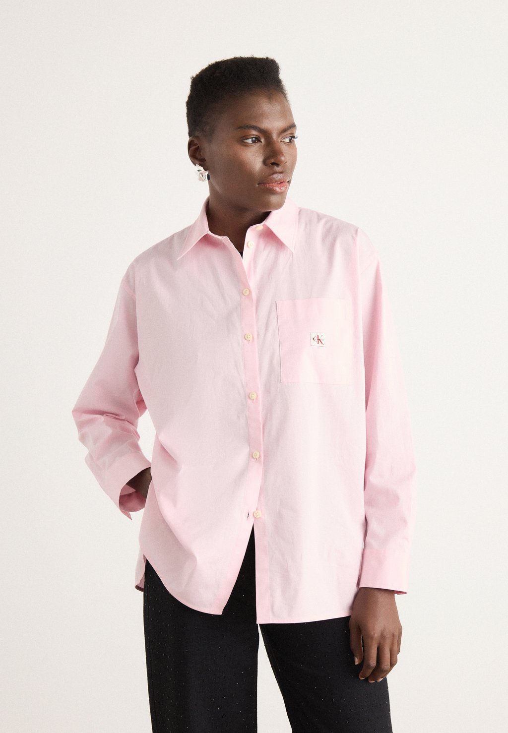 

Блузка на пуговицах RELAXED SHIRT Calvin Klein Jeans, светло-розовый