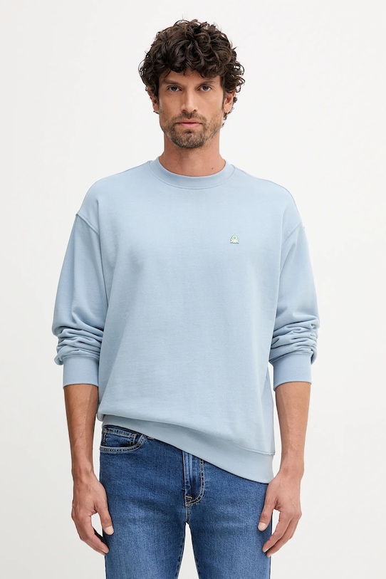 

Хлопковая толстовка United Colors Of Benetton, синий