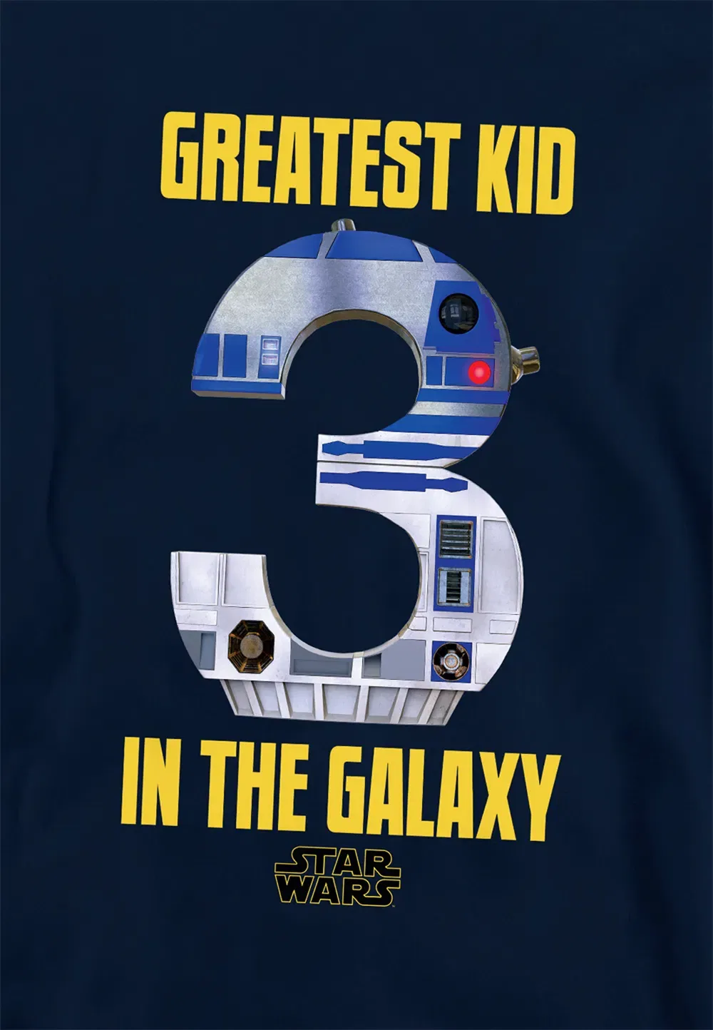 Детская толстовка R2D2 Disney, темно-синий — фото 2