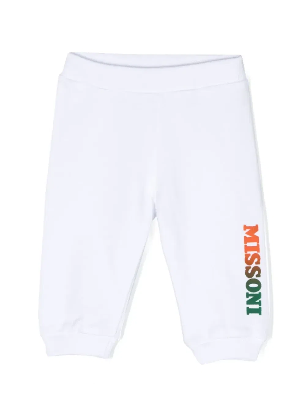 Спортивные брюки с логотипом Missoni Kids, белый